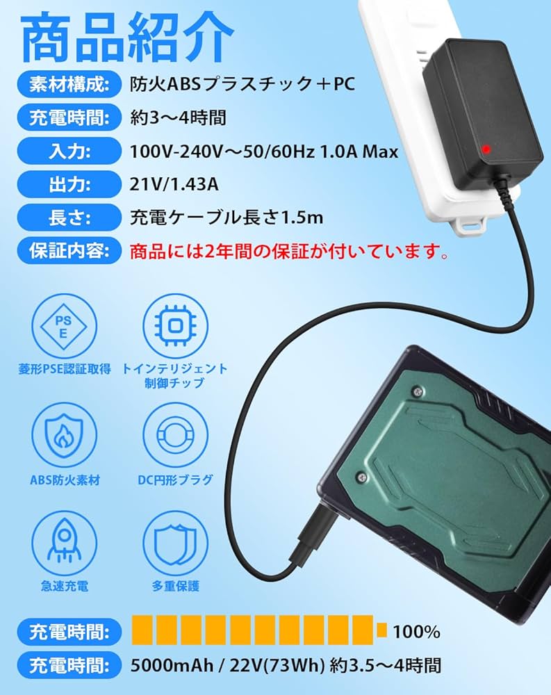 バートルAIC03-21 ゴールド ブラック 充電器付き バートルAIC03-21 ゴールド ブラック 充電器付き 楽天市場