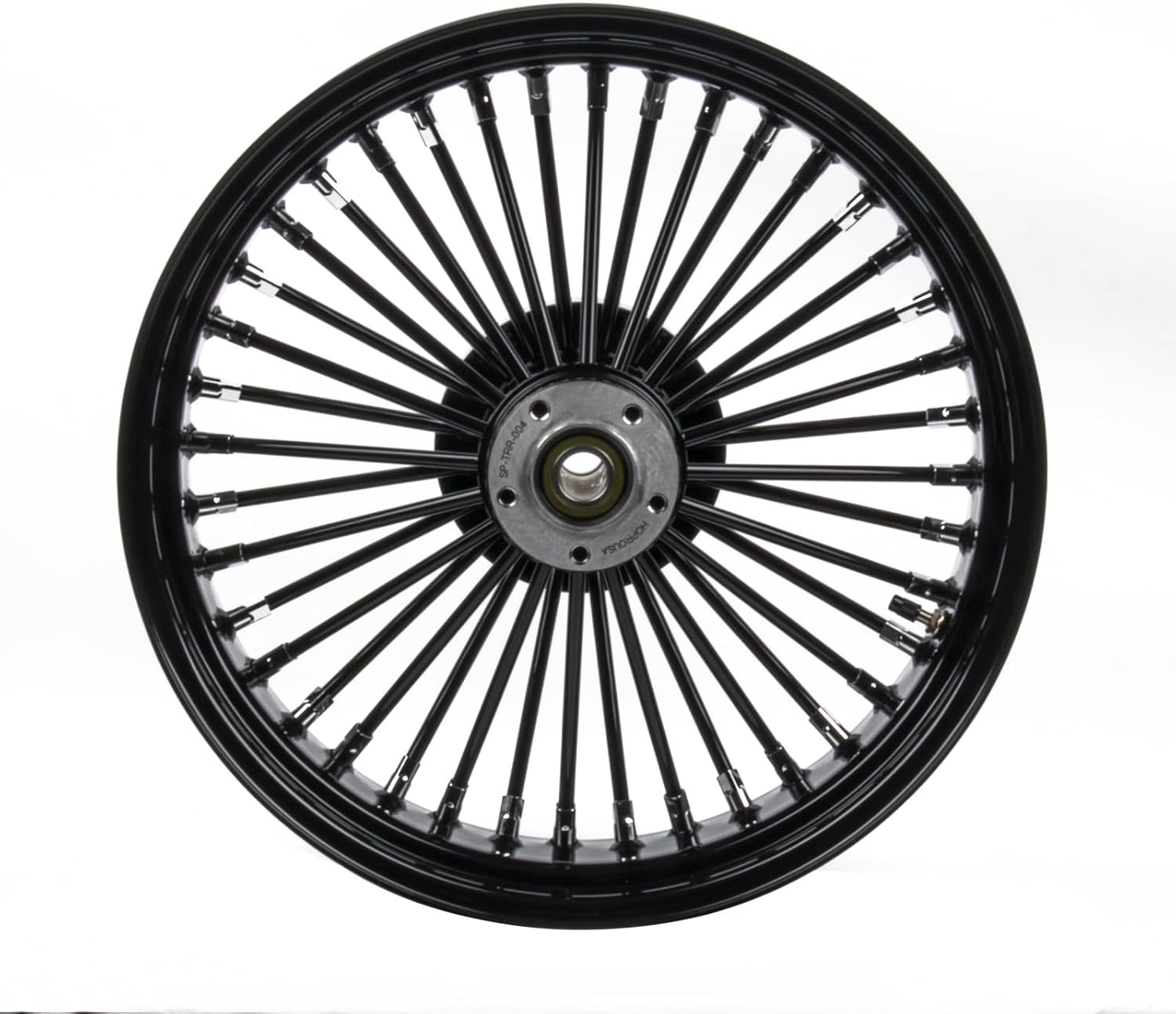 18x5.5 Rear Wheel for '09-later HD Touring Road Glide Street Glide Road King Gloss Black Spokes Tubeless Aluminum Wheel Single Disc (18x5.5 Black)