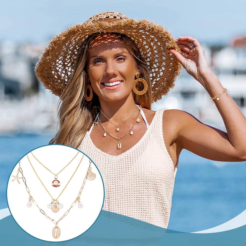 OLYCRAFT Schmuck Bastelset DIY Halskette Armband Set DIY Lanyard Bastelset für Kunst
