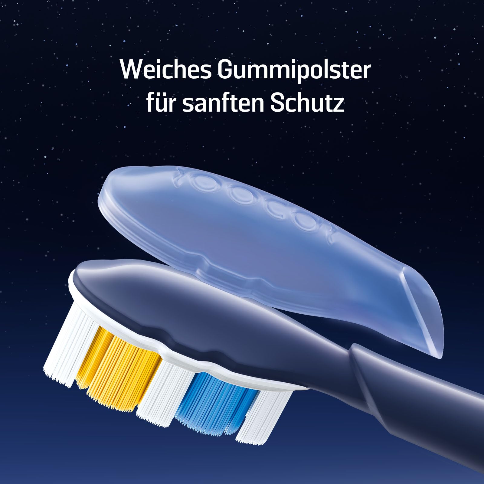 Soocas Multiclean Ultra Clean Zahnbürstenköpfe - 2 Ersatzbürsten, kompatibel mit NEOS II und NEOS II Ultra Elektrozahnbürsten, Weiß