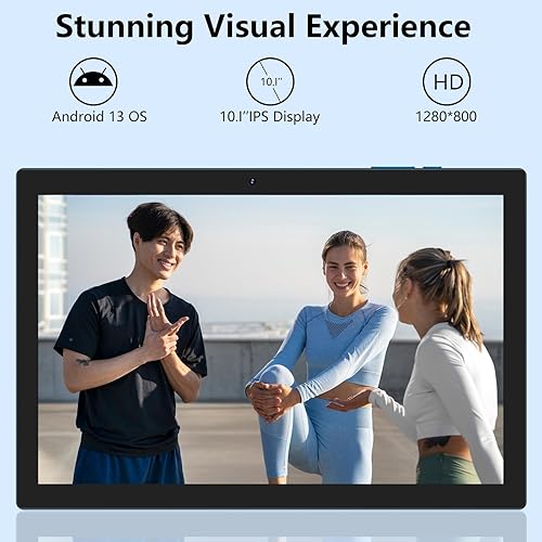 Miniatura 6 de Tablet Android 13 de 10 pulgadas, 2024 más reciente 12 GB de RAM+128 GB ROM1 TB tabletas expandibles PC, tabletas 2 en 1 con teclado, pantalla HD de