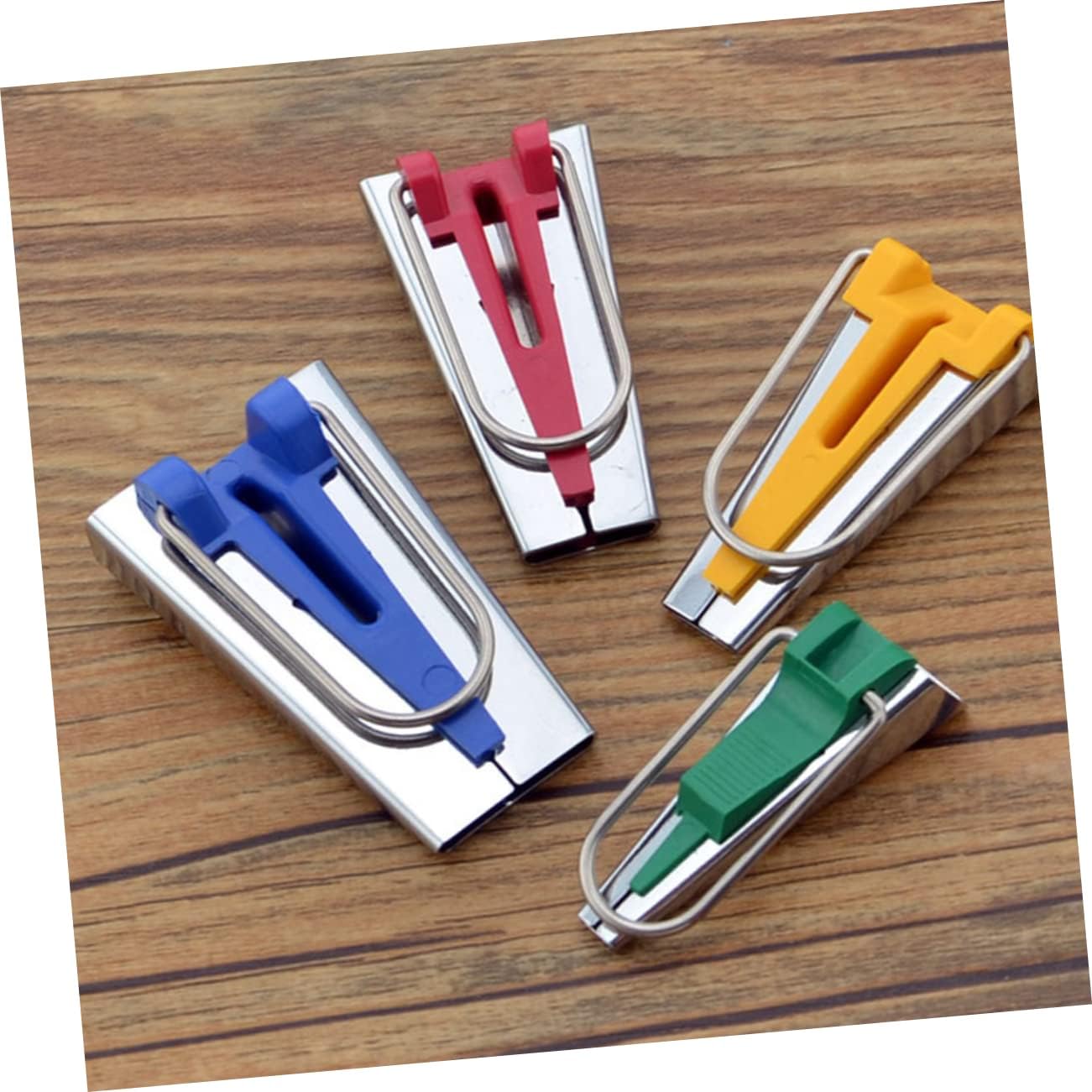 SEWOART 1set DIY Sewing Kit Quilting Tool Set Bias Tape Makers Needles Threader More for Fabric Craft Work