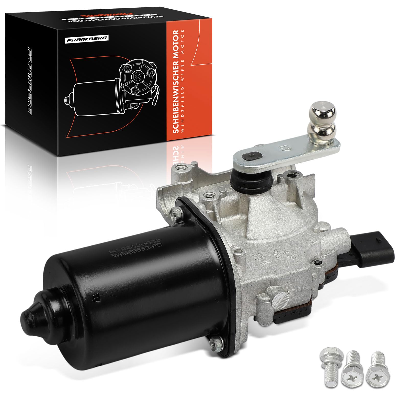 Frankberg Motore Tergicristallo 4-Poli Compatibile con B-Class W242 W246 B160 B160 CDi/d B 80 B180 CDi B180 CDi/d B200 B200 CDi B200 CDi/d Replace# A2468200040