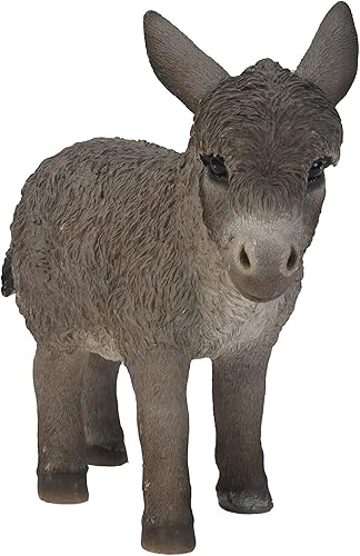 Miniatura 4 de Hi-Line Gift Standing Grey Donkey Looking Right Statue, Brown