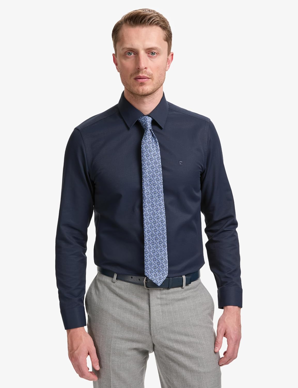 Pierre Cardin Erkek Lacivert Gömlek Desenli 50325354-VR033