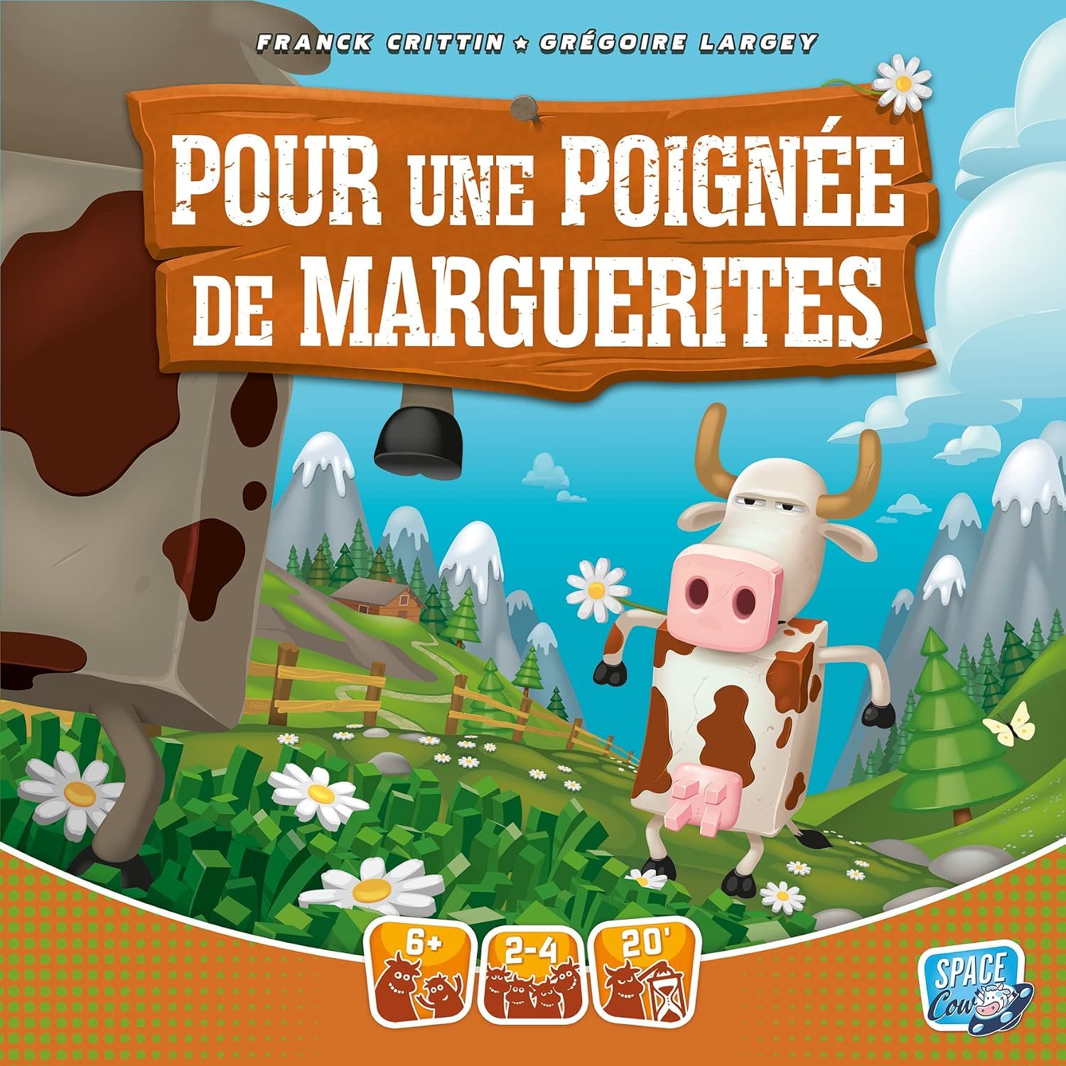 Asmodee Space Cow | pour Une Poignée de Marguerites | Jeu de Société | Jeu Enfant | A partir de 6 Ans | 2 à 4 Joueurs | 20 Minutes