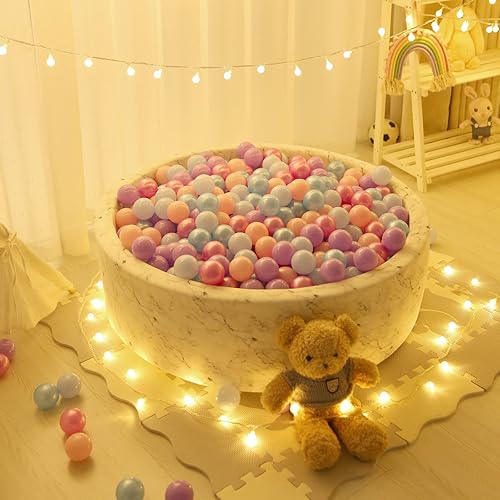 Vista 67 de STARBOLO Ball Pit Balls for Toddlers Phthalate Free BPA Free Non-Toxic Crush Proof Play Balls for Toddlers Kids Pool Playhouse Pack of 100 200 500