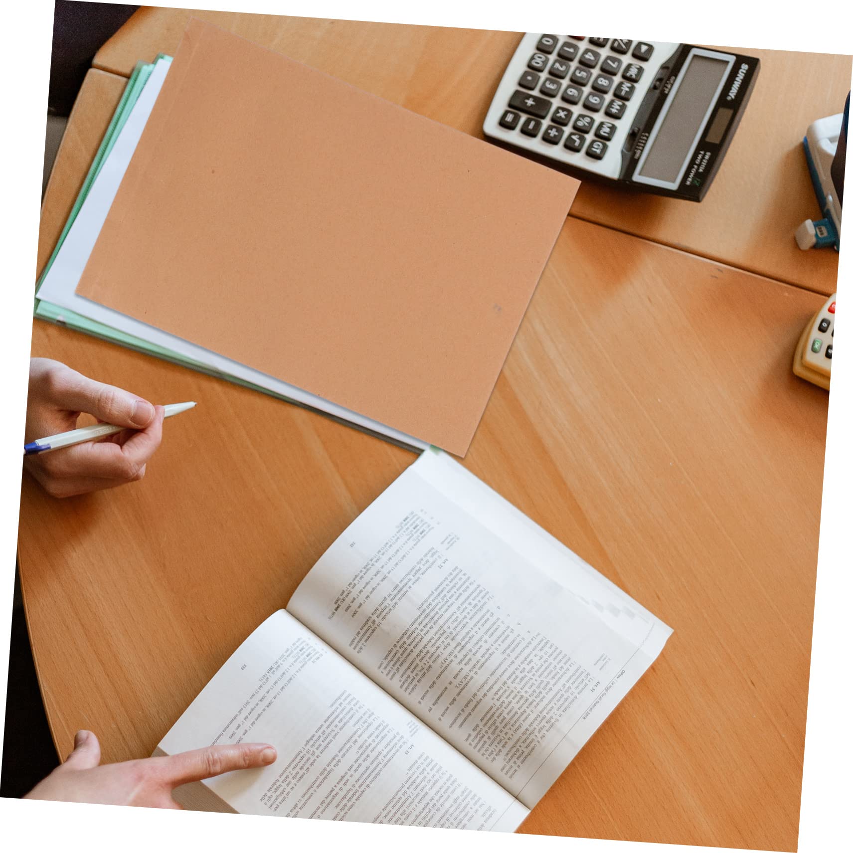 STOBOK 50pezzi Borsa per Documenti in Carta Kraft Vuota Organizer per Documenti di Formato Busta Portadocumenti Chiusura Bottone per Archiviazione Scartoffie Lettere Ricevute
