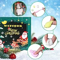 Vista 3 de Calendario de Adviento 2023, juguetes para ansiedad con 24 días de sorpresas, calendarios de Adviento de cuenta regresiva de Navidad, juguetes