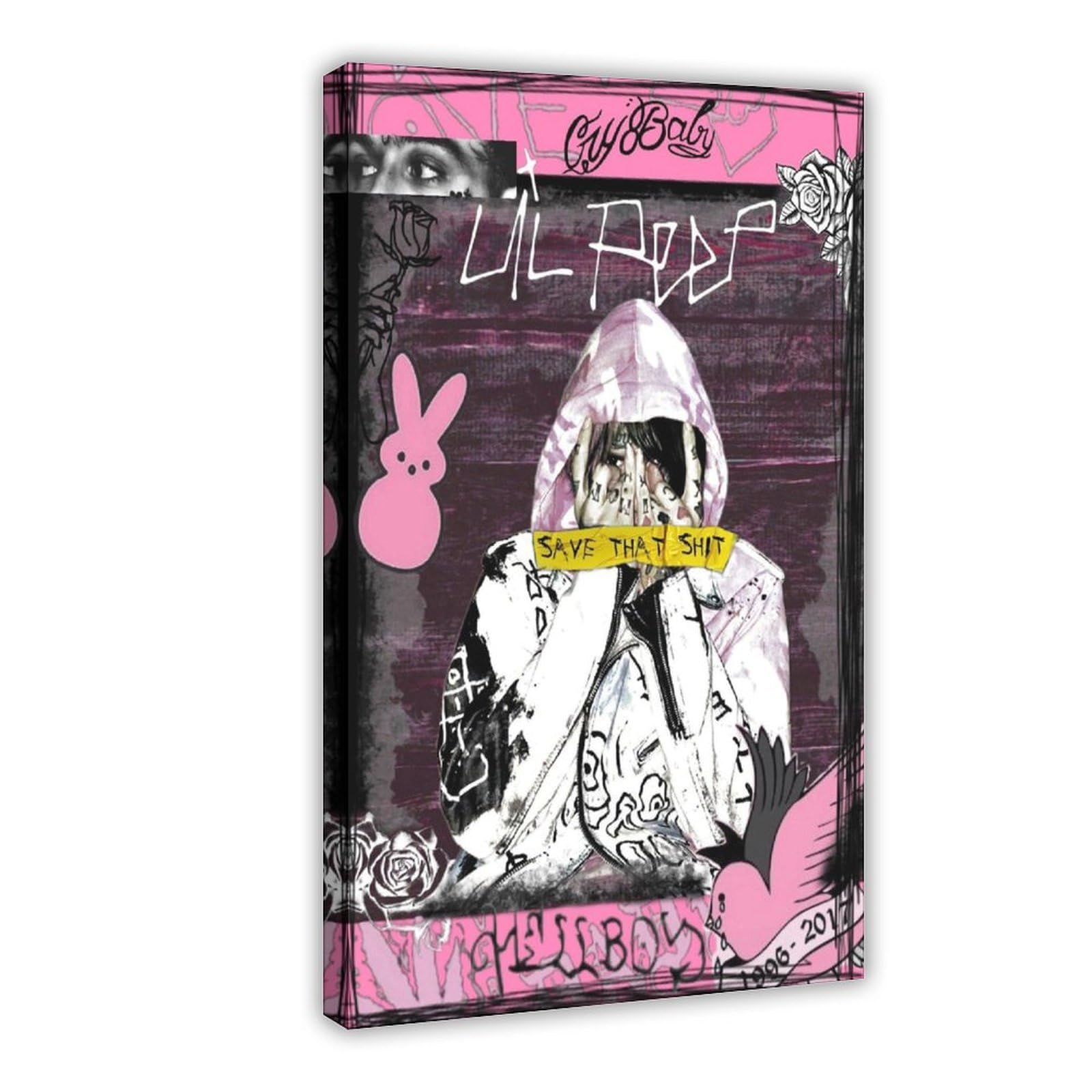 SAOGVDC Rapper Lil Peep Poster (3) Canvas Poster for Office Decor Gift