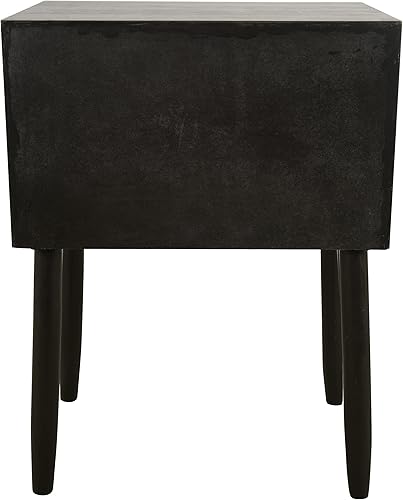 Miniatura 4 de Decor Therapy Trenton - Mesa auxiliar de madera y ratán con 2 cajones, color marrón