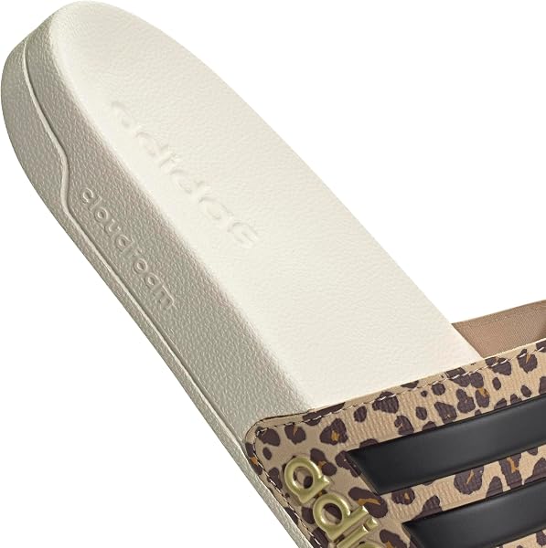 adidas Unisex Adilette Shower Badesandalen 38 EU Off White Core Black Magic Beige - 4