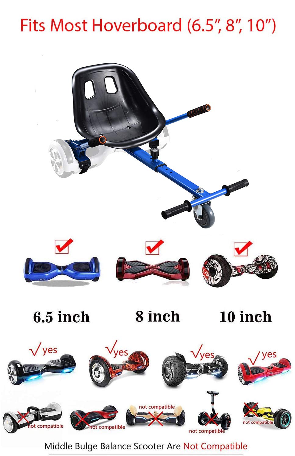 Self Balancing Gotrax Go Kart Hover Board Gotrax EDGE Hoverboard