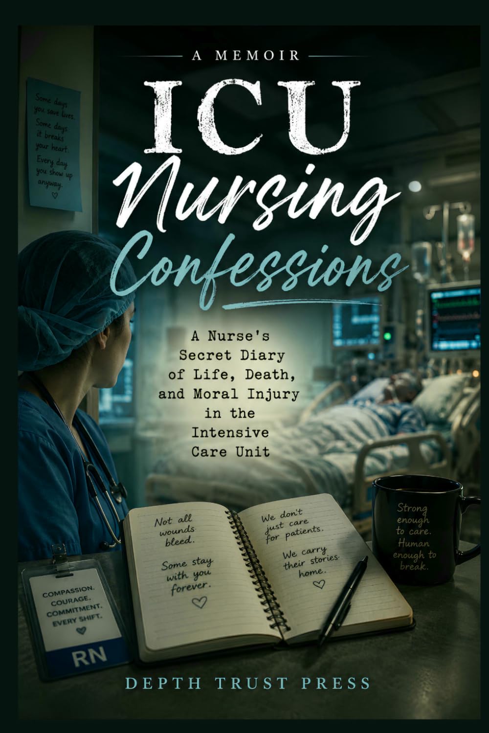 ICU Nursing Confessions: A Nurse's Secret Diary of Life, Death, and Moral Injury in the Intensive Care Unit: Uncensored True Stories of Compassion ... Heavy Cost of Caring for the Sickest Patients