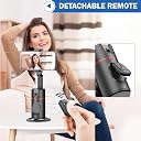 Kratos Ai Powered Auto Face Tracking Tripod,360° Rotation Mobile Holder for Smart Video Shoot with Remote,No App Needed,Gimbal Stabilizer with Gesture Control for Vlog, Streaming & Video Recording gallery image