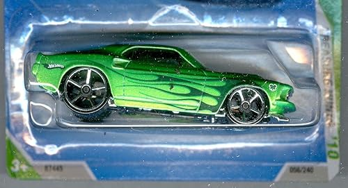 Miniatura 2 de RUEDAS CALIENTES 2010 TESORO CAZA 1212 VERDE '69 FORD MUSTANG