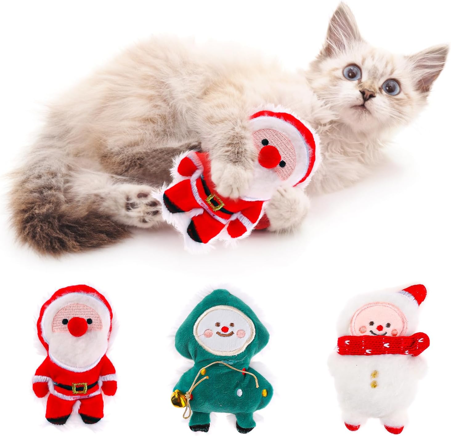 Christmas Catnip Chew Toys