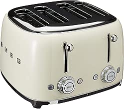 Smeg 4 Slot Toaster Cream TSF03 CRUS - coolthings.us
