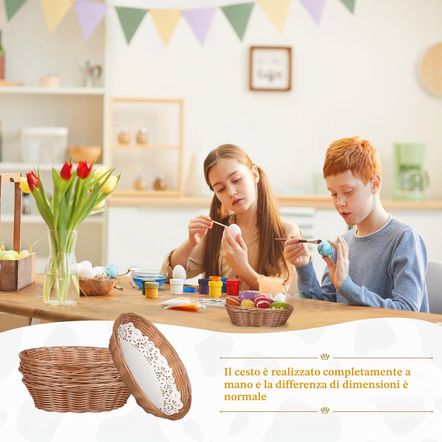Confezione da 12 cestini per hamburger con fodere di carta, classici portapane ovali in plastica per fast food, pane, hamburger, patatine fritte,porta pane da cucina