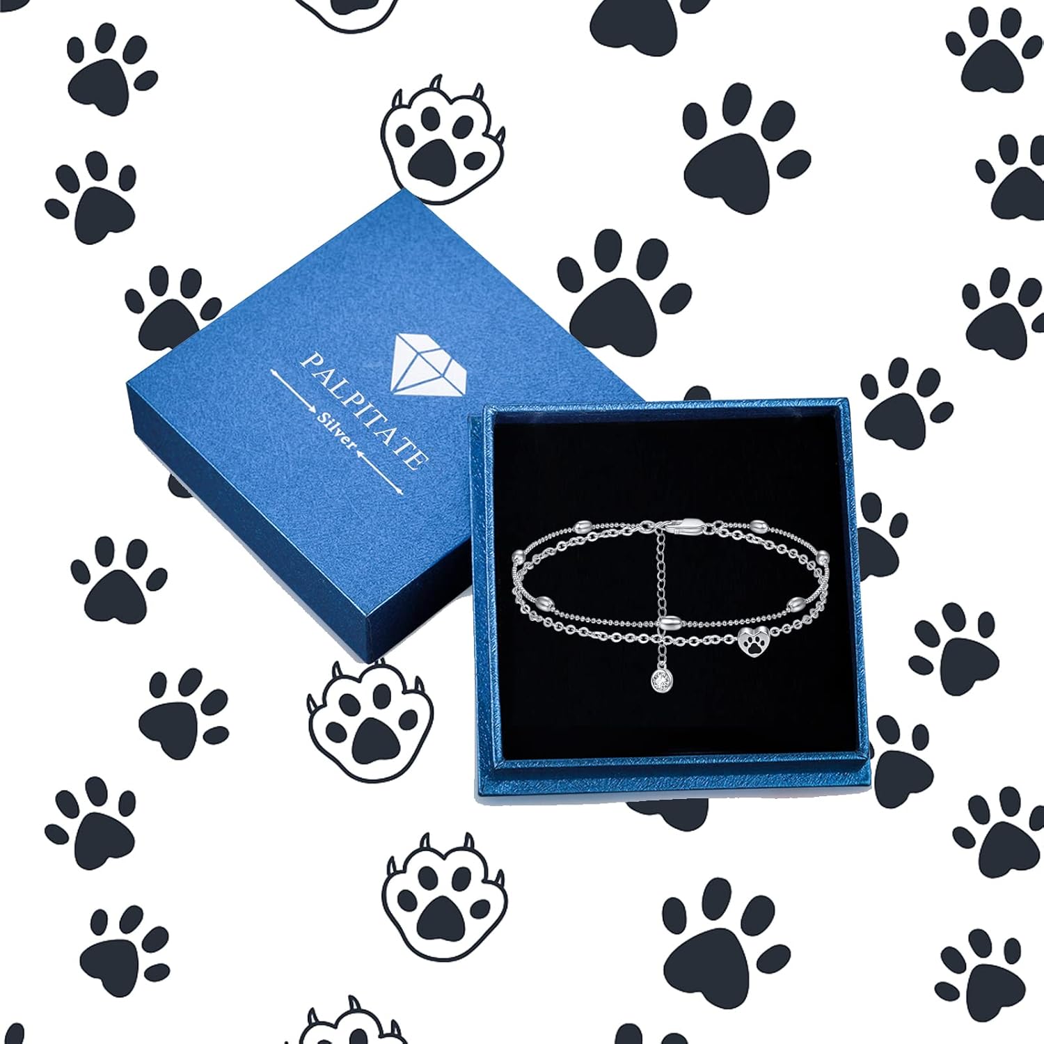 Palpitate Animal Ankle Bracelets for Women 925 Sterling Silver Foot Chain Cute Animals Jewelry Christmas Gifts for Women Her - Image 7