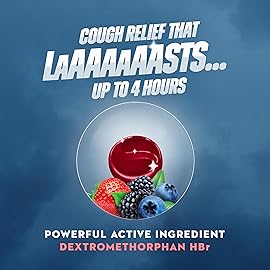 Mucinex Instasoothe Sugar Free Cough Drops, Cough Medicine for Adults with Dextromethorphan HBr, Non Menthol, Cough Suppressant Lozenges, Mixed Berry Medicated Cough Drops, 40ct