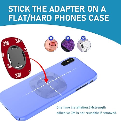 Miniatura 6 de 1 soporte de navegación giratorio de 360 para automóvil, junta de silicona, doble chasis, base de absorción de golpes, accesorios fijos universales,