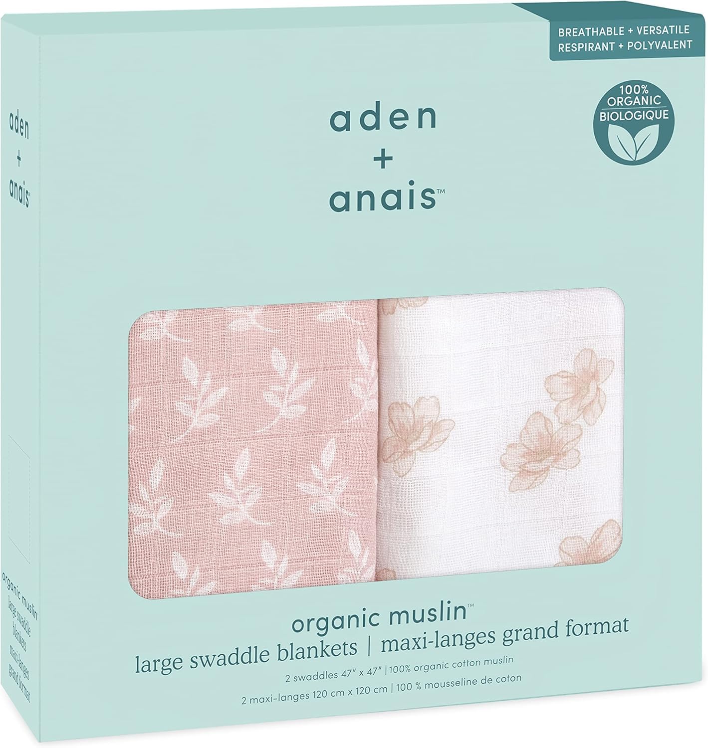aden anais Inbakerdoeken, babydekens van 100% mousseline katoen voor aden anais Inbakerdoeken, babydekens van 100% mousseline katoen voor