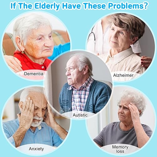 Miniatura 3 de Manta sensorial para adultos con demencia, Alzheimer, demencia, manta sensorial para actividades para personas mayores, productos de cuidado de