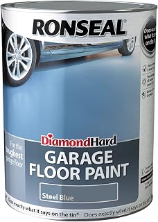 Ronseal DHGFPSB5L Diamond Hard Garage Floor Paint Steel Blue 5 Litre