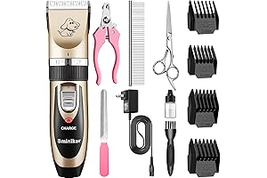 Rechargeable Cordless Dogs Cats Horse Grooming Clippers
