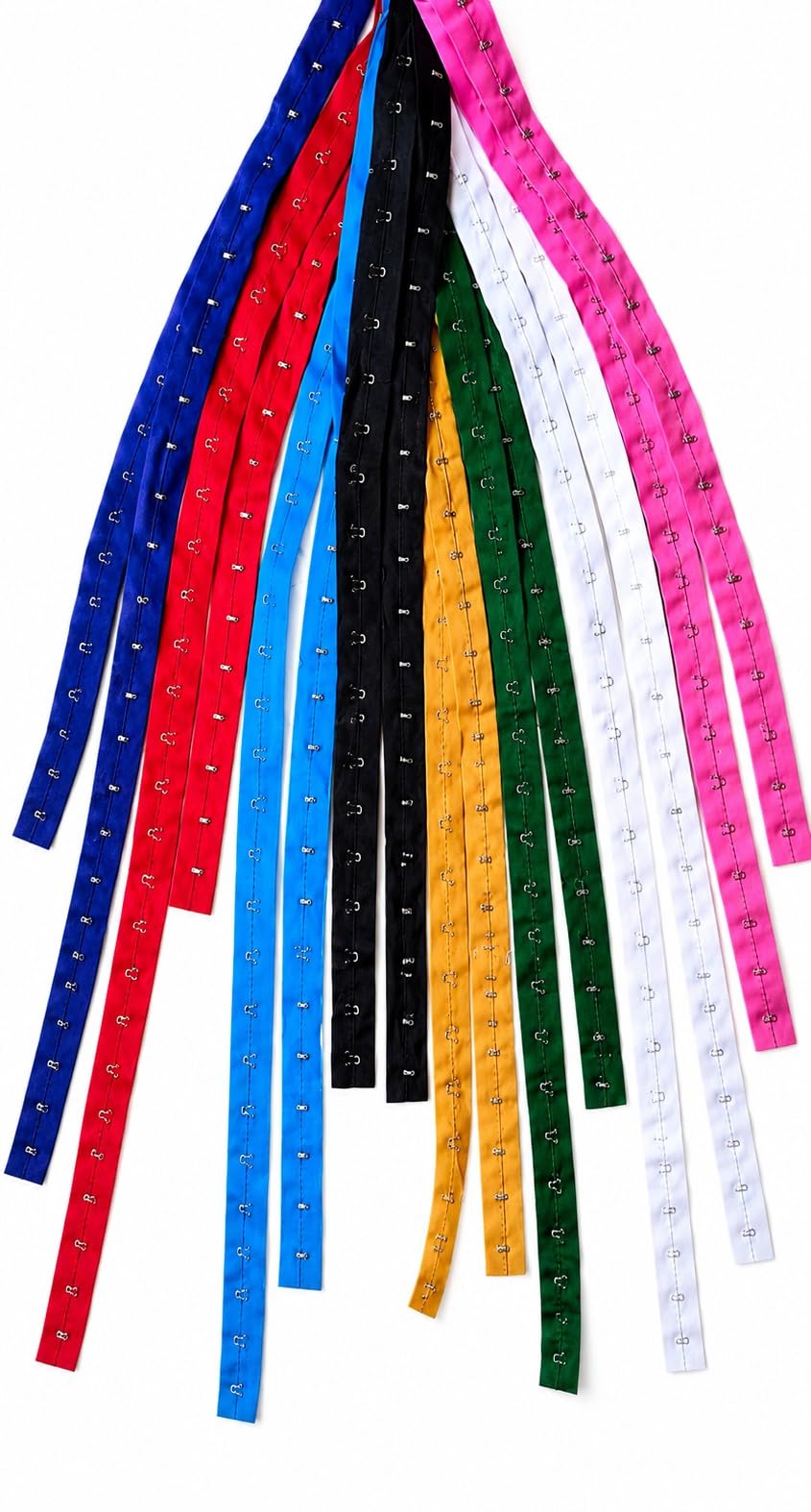 Hook Patti for Frock and Blouse, Multicolour, 1 Meter Each, Pack of 8-image-19