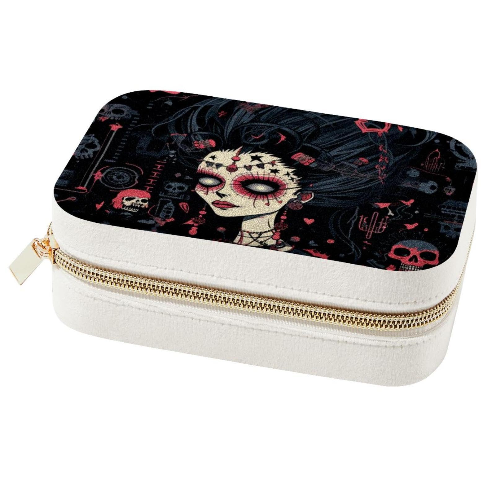 Boîte à bijoux spacieuse pour offrir un cadeau punk original