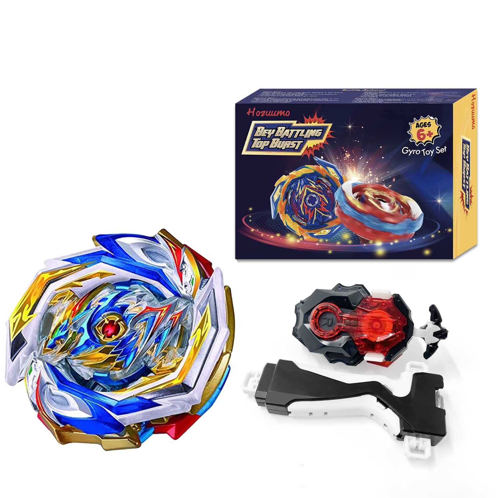 Hozuumo Peonzas Burst Batalla, Bey Bay Blade Turbo Metal Fusion, para Niños Día del Niño, Regalo De Cumpleaños, Juguetes para Niños Mayores de 6 Años, BB-113 (Blue)