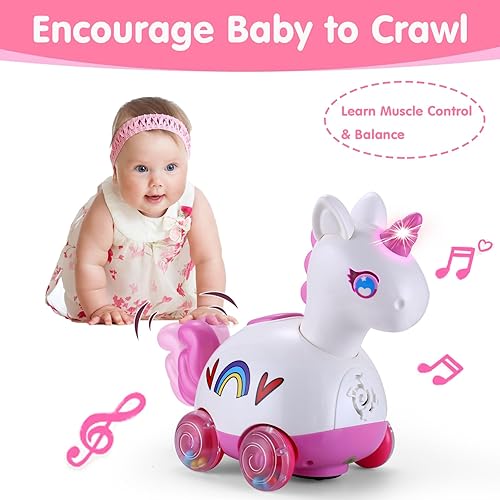 Miniatura 10 de Wanonoo Juguetes musicales de conejo de Pascua para bebés de 0 a 6 a 12 meses, con luz de animal, para bebés, para bailar, caminar, gatear, juguetes