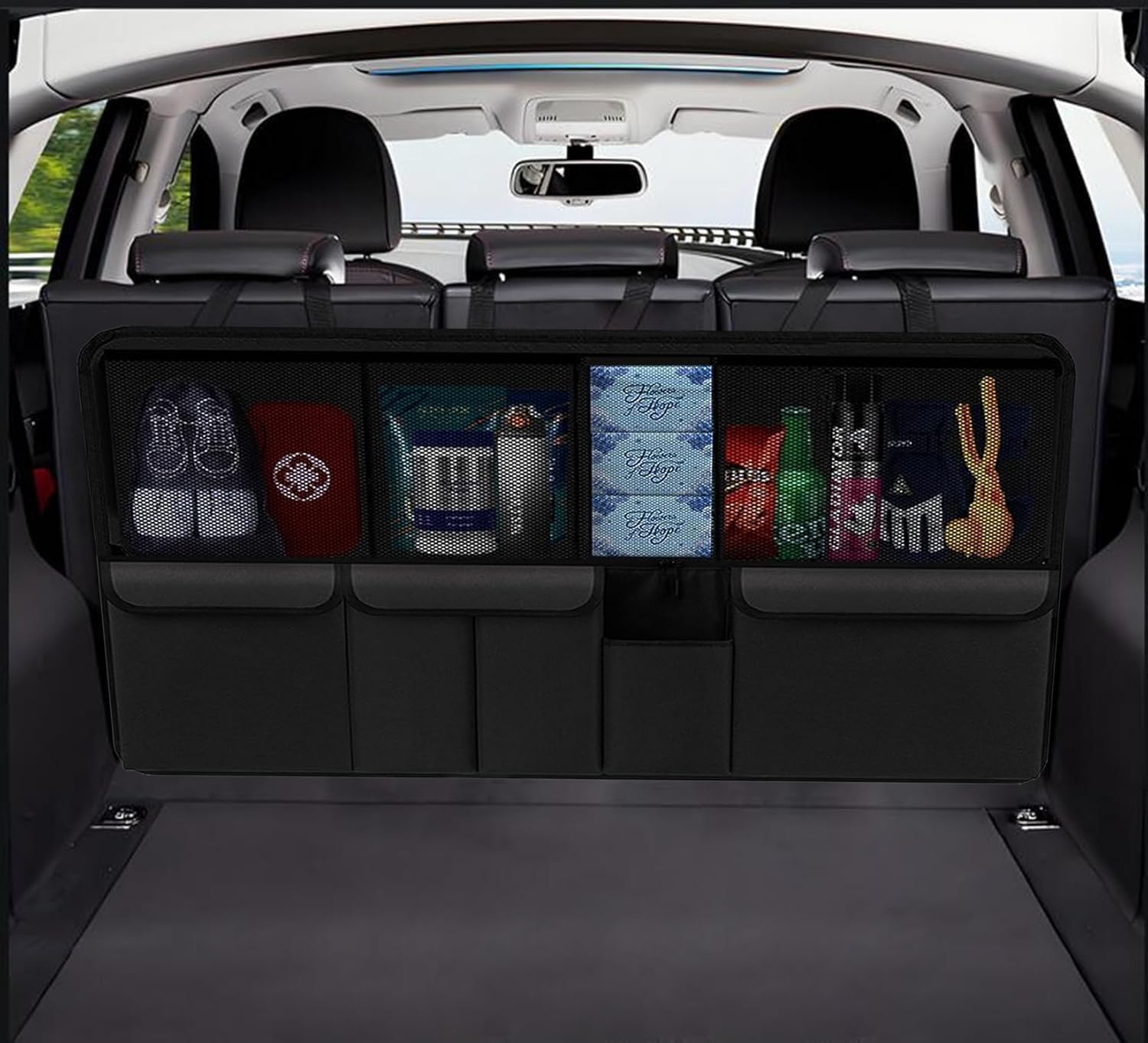 Organisateur de coffre pour VW T-Cross en textile imperméable premium