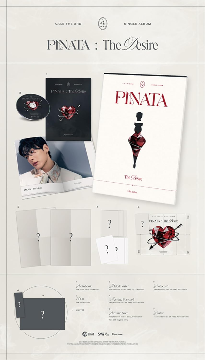 A.C.E 3RD SINGLE ALBUM PINATA (Photobook - Desire Ver.)