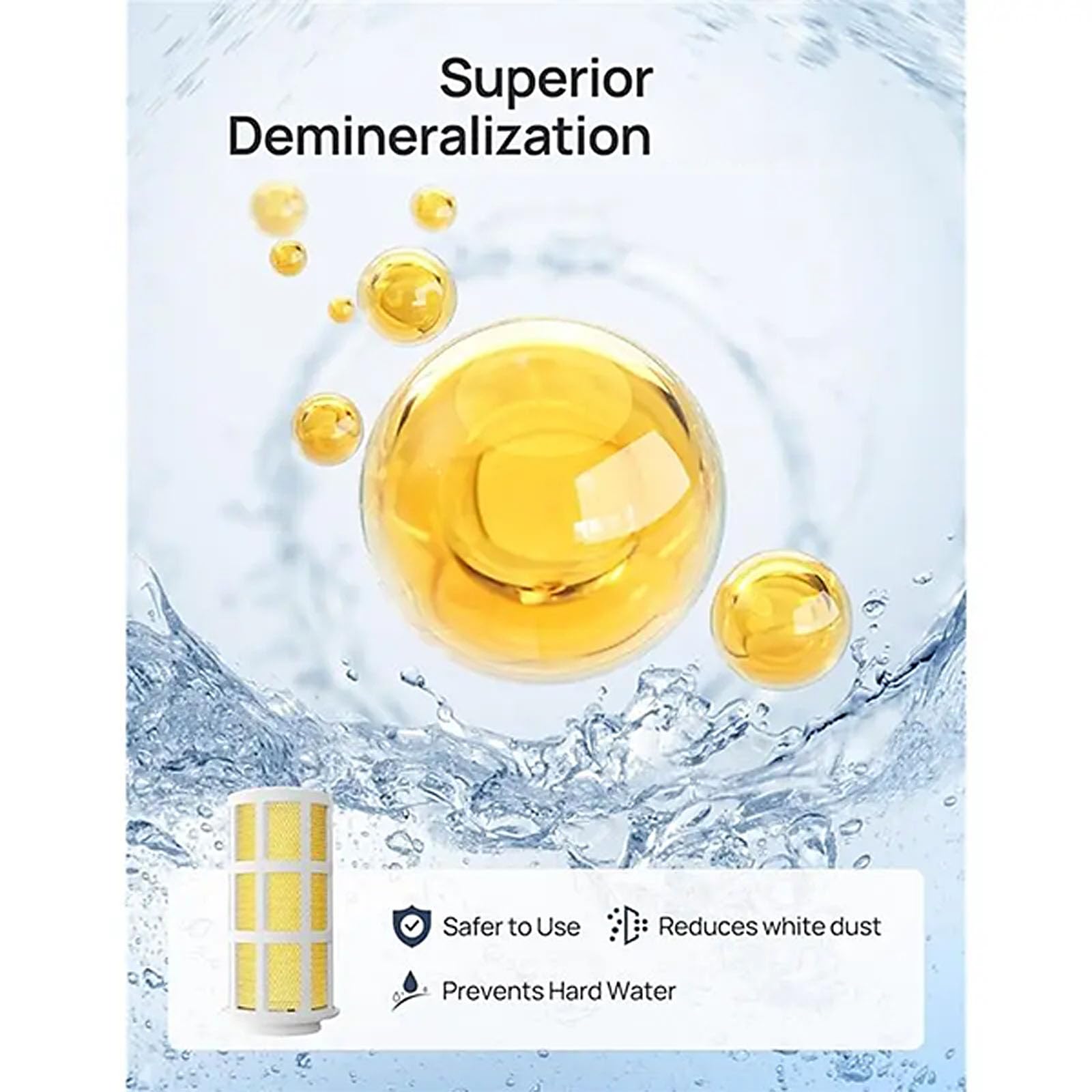 Luftbefeuchterfilter Demineralisierungskartusche Ersatz für HM813S HM717S HM512S HM612S HM713 HM713S Zubehör Weißer Filter