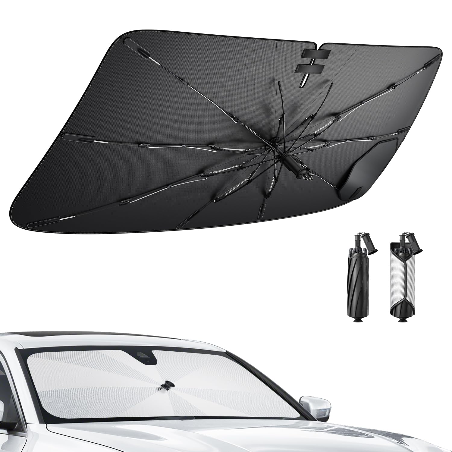 BIBIBO Compatible con BMW Serie 3 G20 G21 i3 G28/4er G22 i4 G26 2018-2024 2025 Parasol Parasol Parasol Delantero Parabrisas Auto Parasol i3 G28 Accesorios