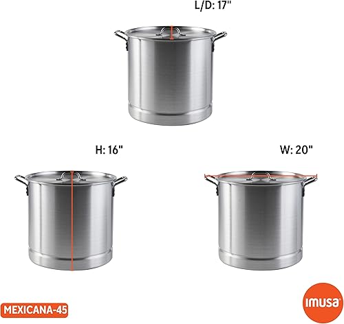 Vista 27 de IMUSA Vaporizador de aluminio 24qt