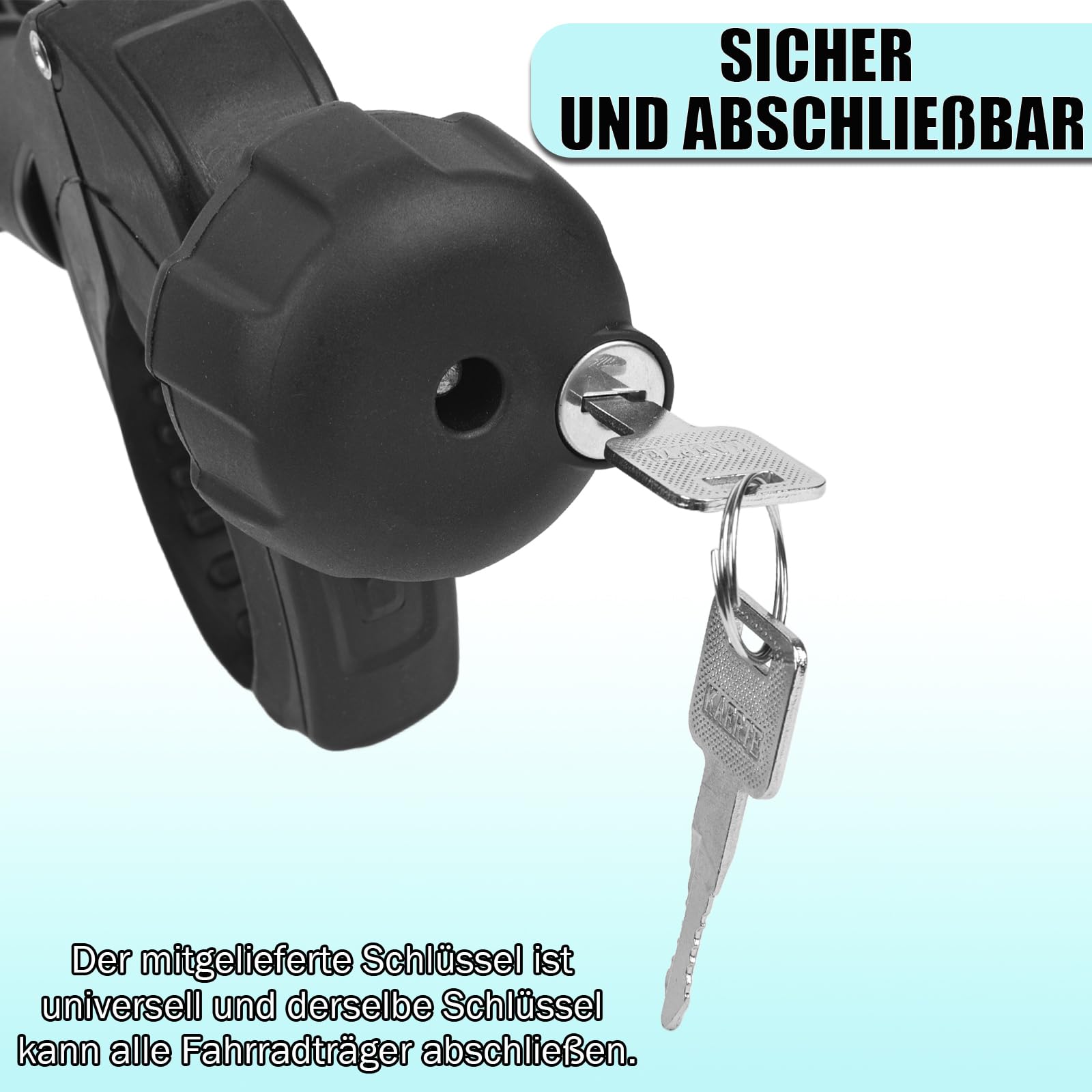 Warmfay 3 soportes para marco de bicicleta de color negro, 25 cm de largo + 32 cm + 45 cm, se puede cerrar con llave, para tubo de estribo en U: Ø 3,0 cm, soporte universal de repuesto para todos los