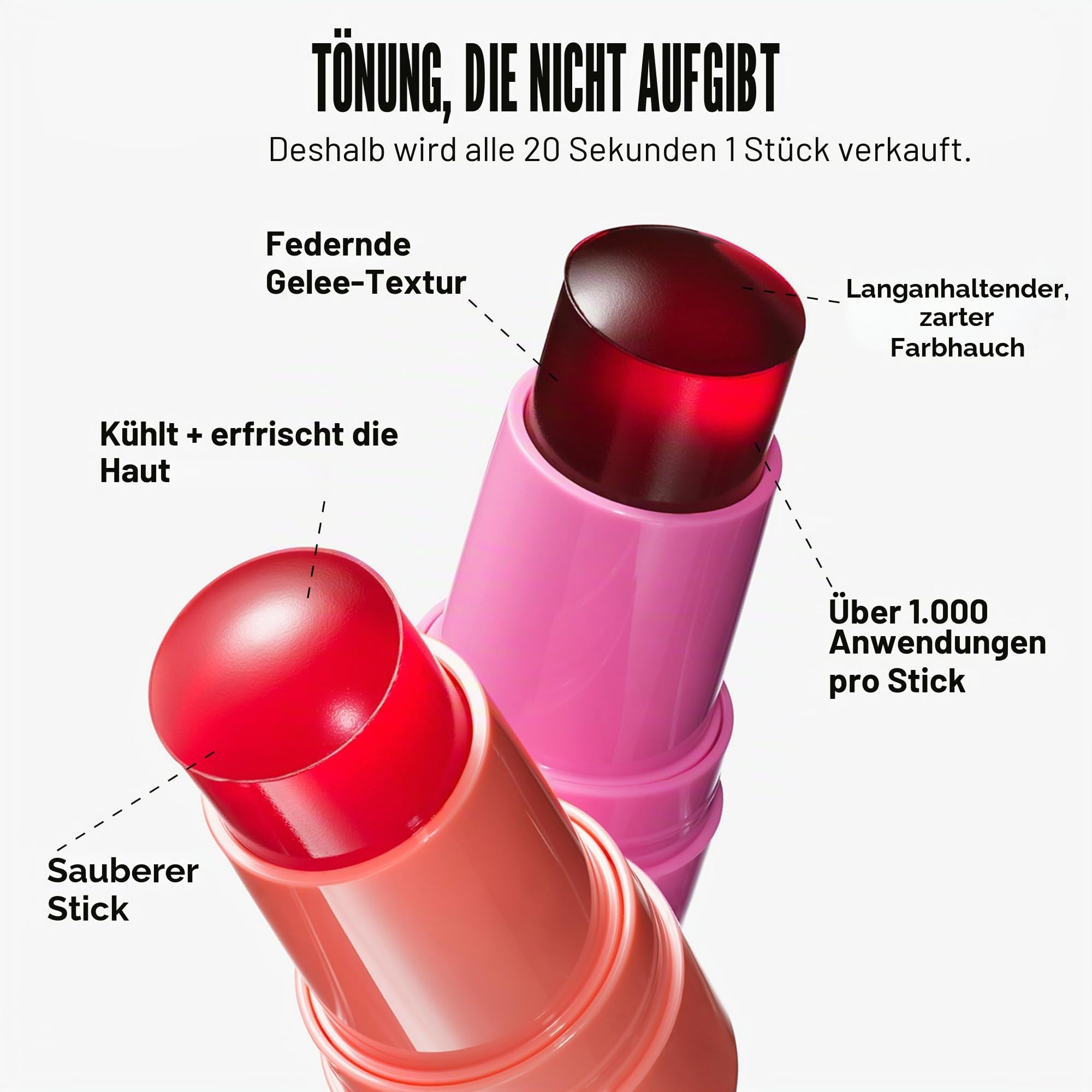 Milk Makeup Cooling Water Burst Gel Coloration Mohn 0.17 oz Transparent Lippen- und Wangenfarbe auf Wasserbasis modulierbar