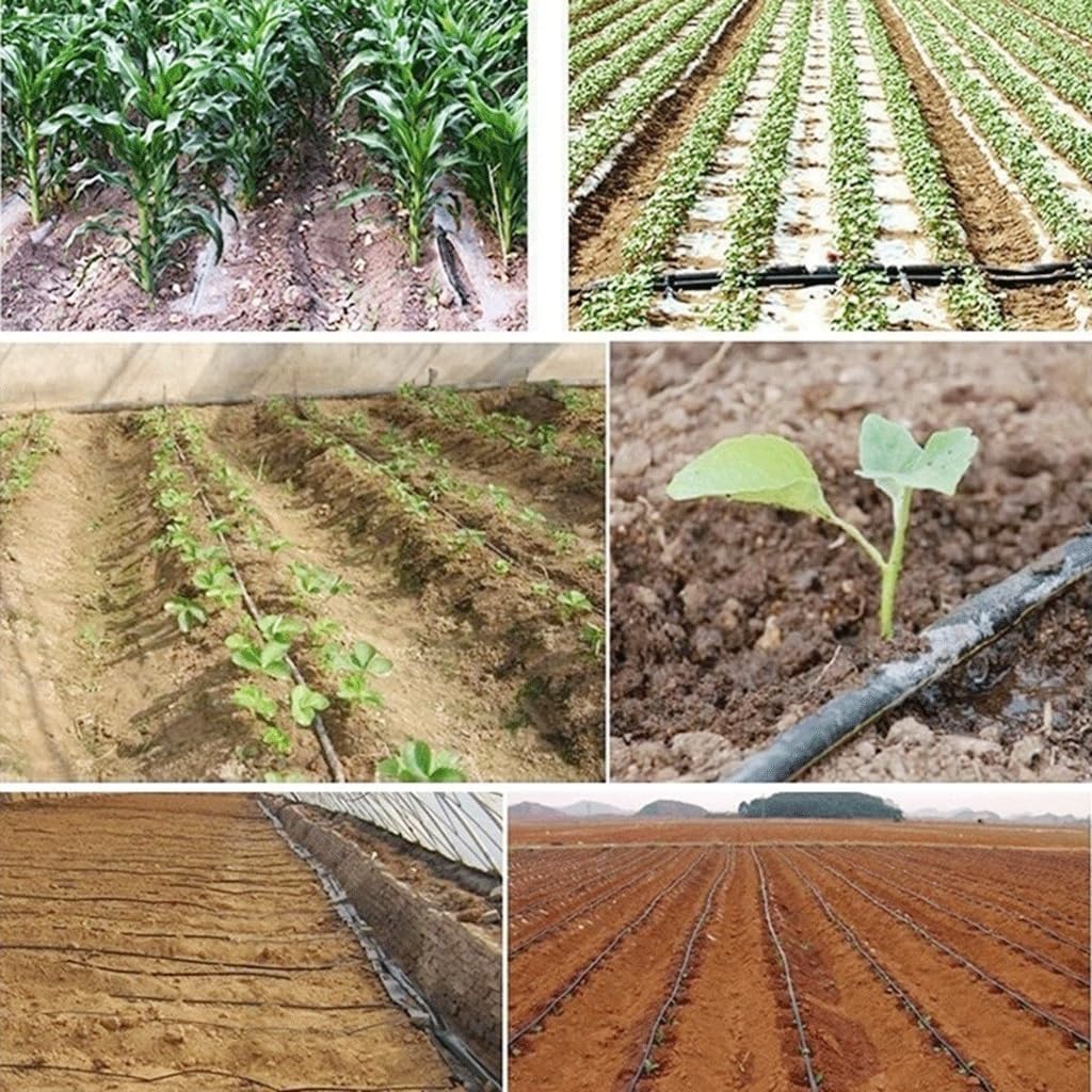 20M 16mm 0.2mm Thickness Drip Irrigation Tape Soaker, for Greenhouse Farm Watering Hose Patch Tape Hose(1Hole Space 20cm)