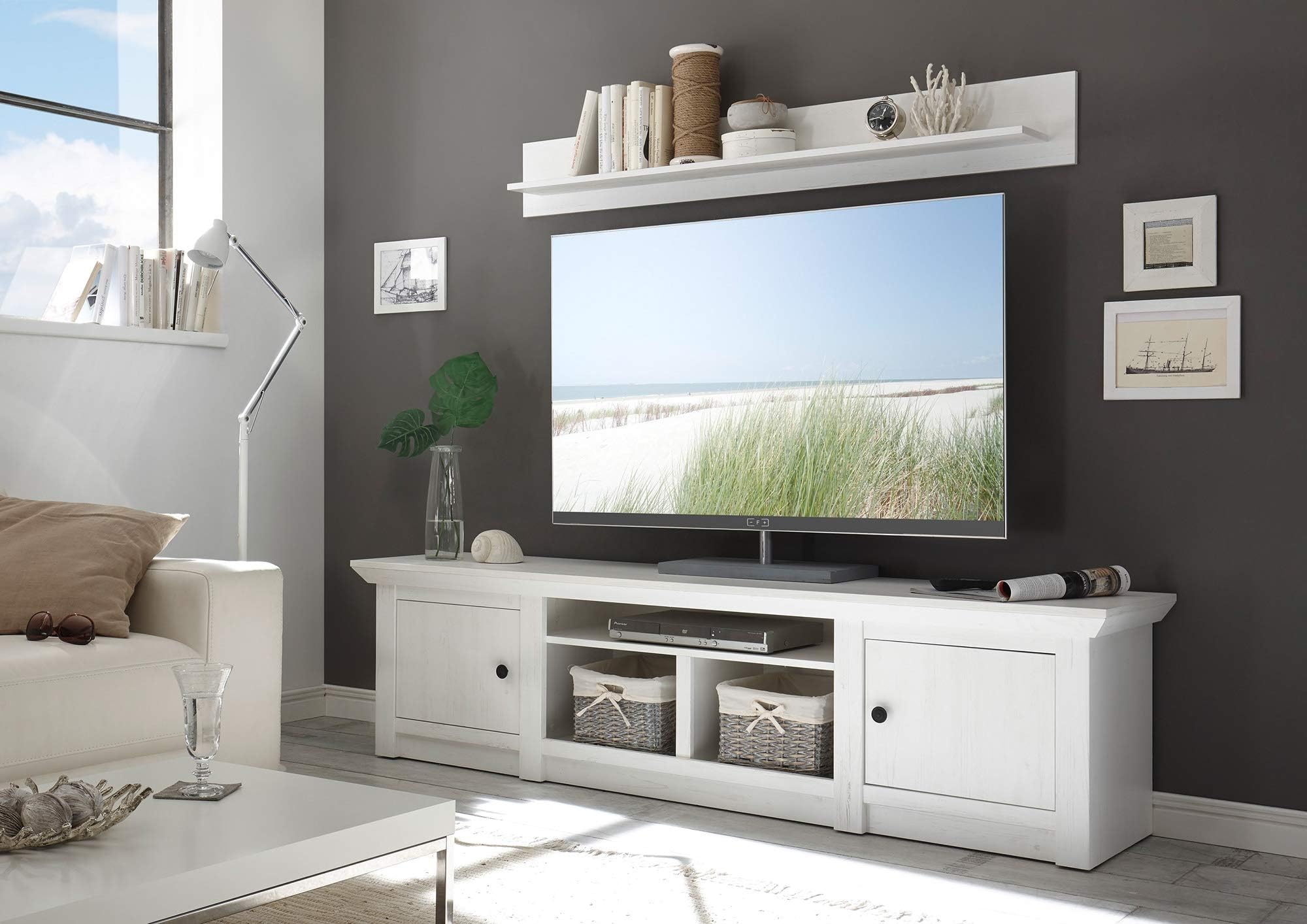 trendteam smart living Mobile Basso per TV, 180 x 66 x 47 cm