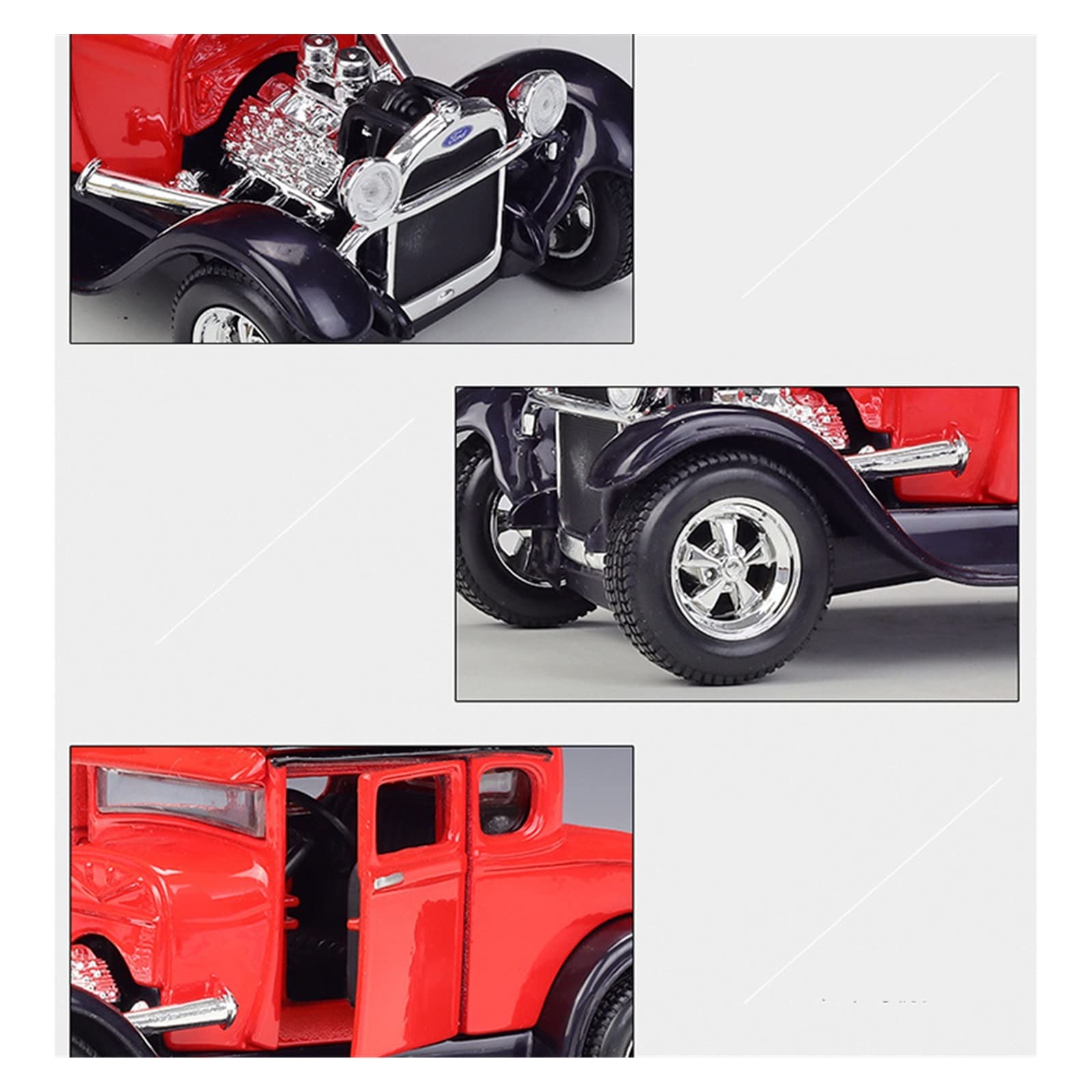 イ*イ様 フォードビンテージモデルカー Amazon.co.jp: 1/24 1929 フォードのために適した モデルA合金