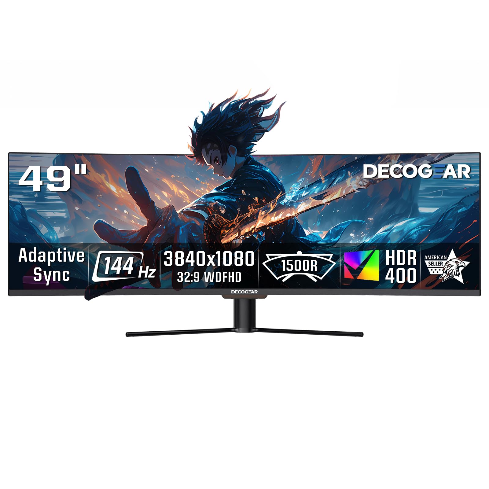 Deco Gear 49 Inch Curved Monitor