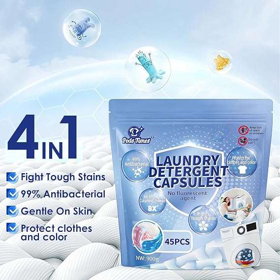 Ultimate Ultra Stain Removal Washing Capsules, 45 count