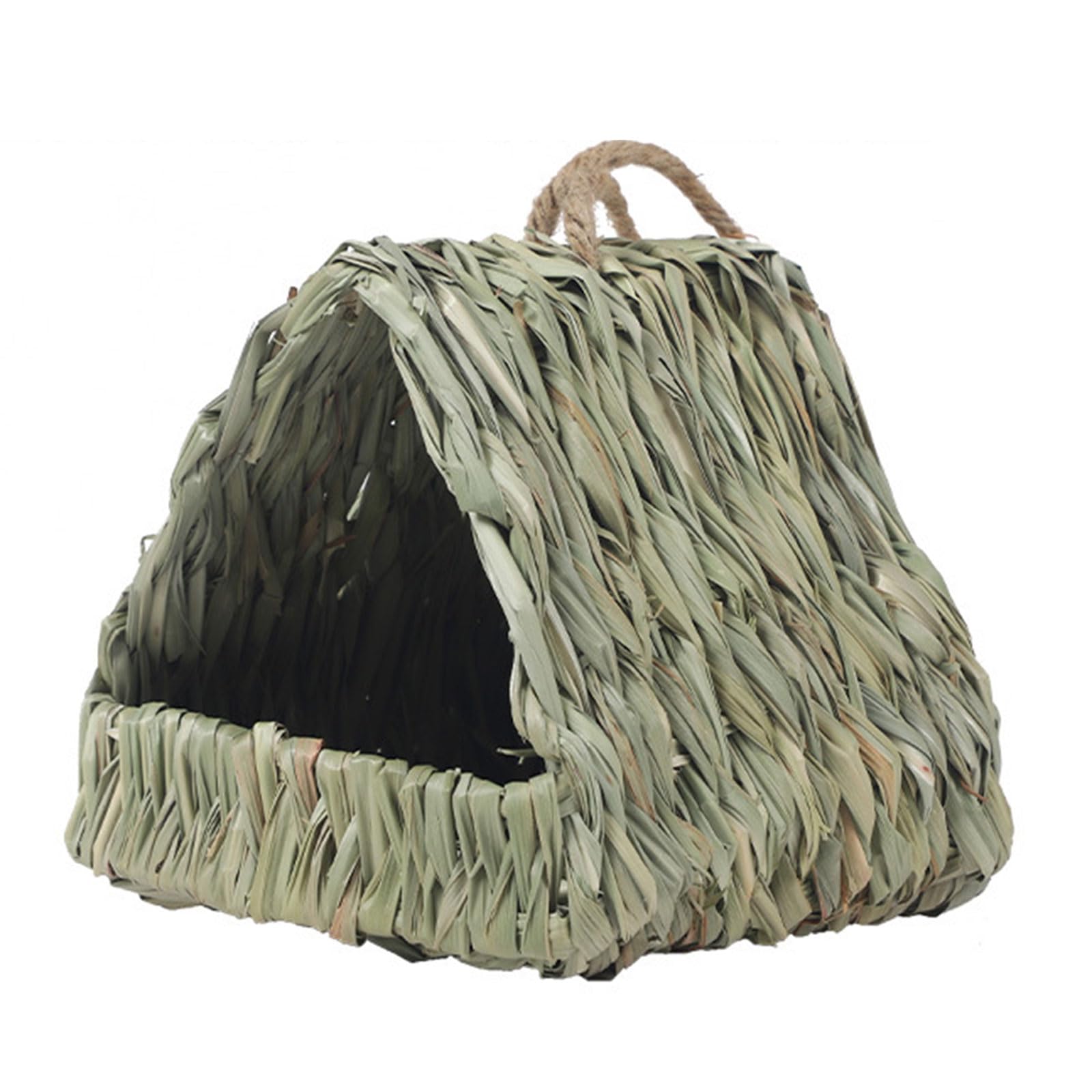 Bird Bird Nest Hangable Tree House for Small Bird Handwoven Grass Wild Bird Playtent Nest for Courtyards