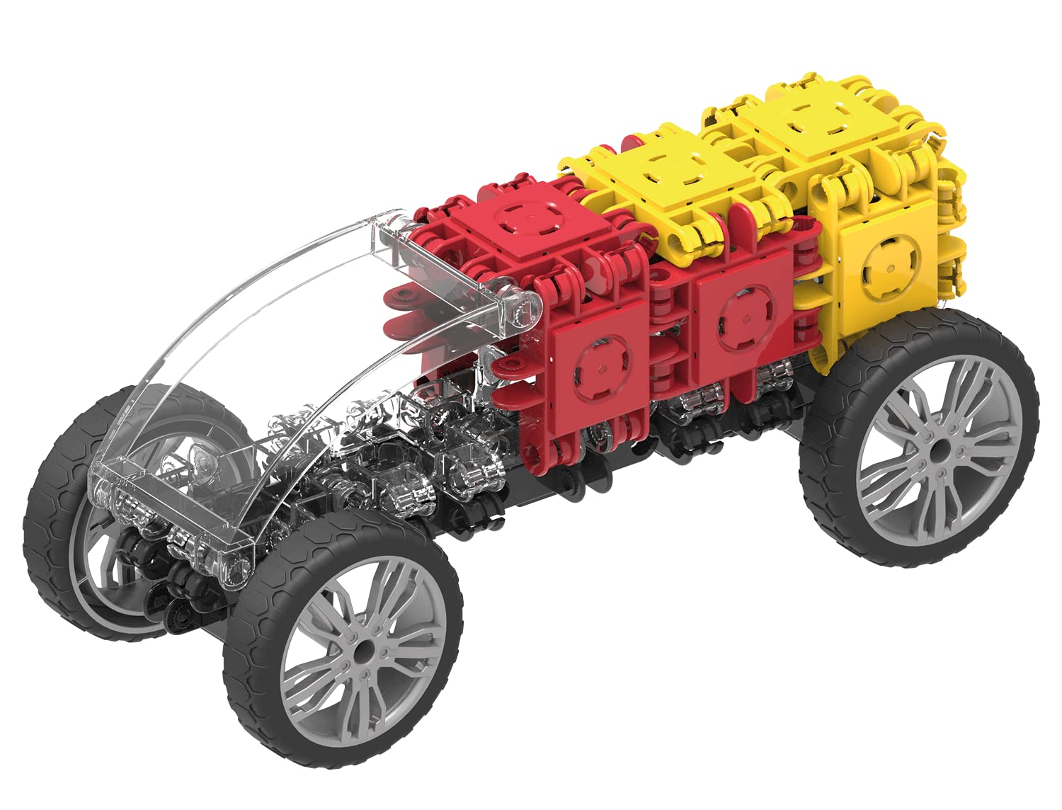 Clicformers Space Mini Set - 4 Navicelle Spaziali Da Costruire - Giocattolo Educativo STEM 4+ Anni
