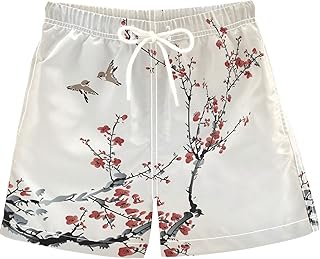 visesunny Boys Swim Trunks Board Shorts Little Boys Bathing Suit Swimsuit Boy Swimwear Toddler to Big Kid Sizes (2T - 14-16)