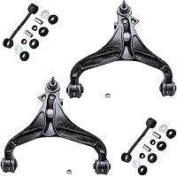 Vista 61 de Detroit Axle - Kit de brazos de control inferiores delanteros para Dodge Dart 2013, 2014, 2015, 2016, 2 brazos de control inferiores con ensamblaje